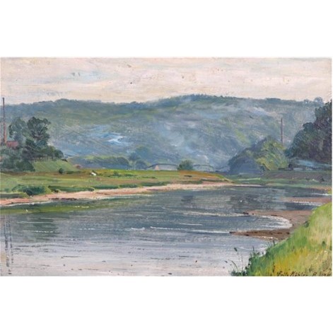 강이 흐르는 풍경