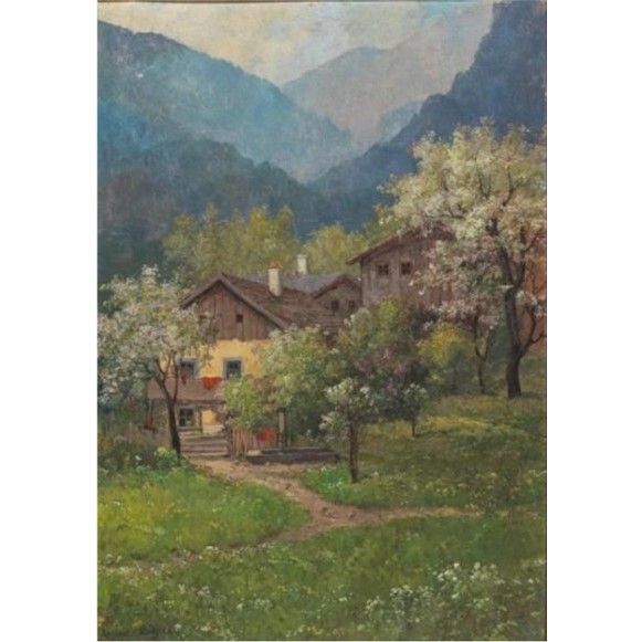 꽃 핀 라일락 (Ober Pinzgau 지역)