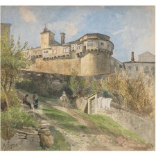 이탈리아 도시의 성벽 (Stadtmauer in Italien)
