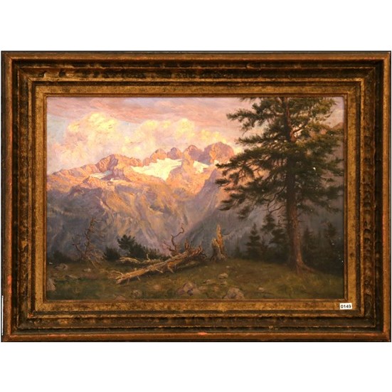 산으로 이어진 풍경화