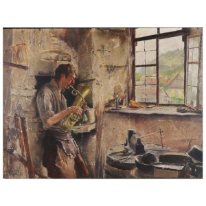 연주하는 대장장이